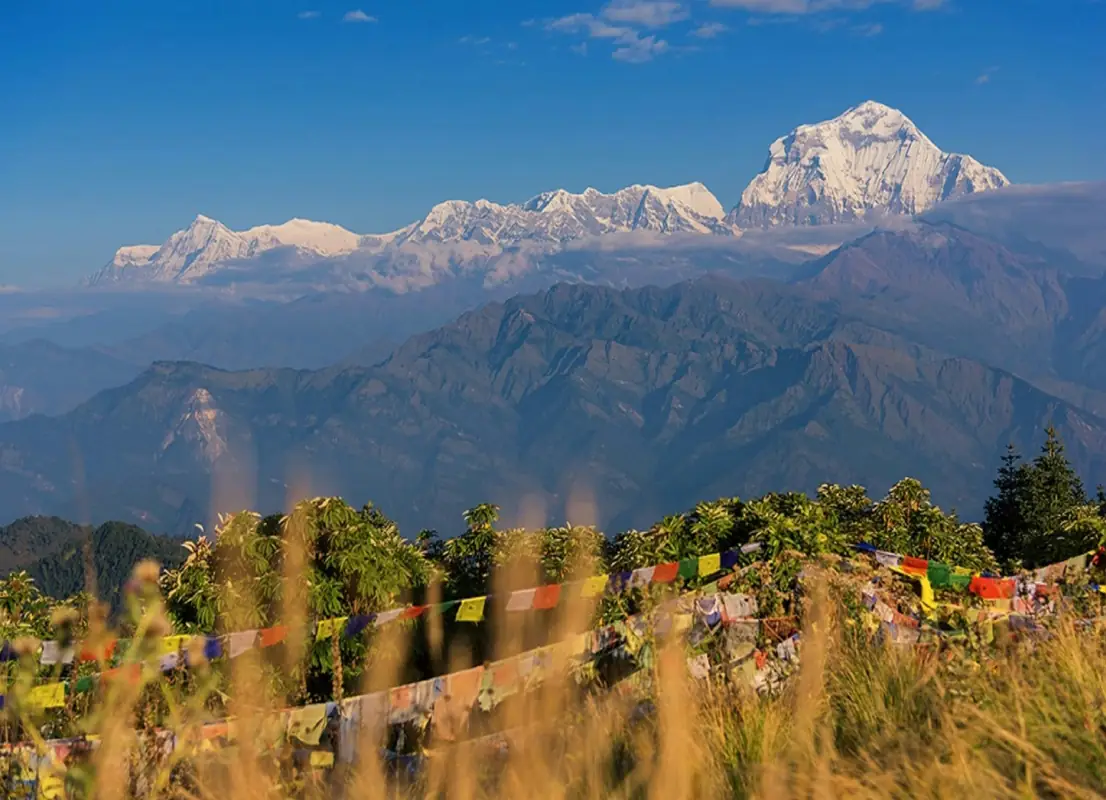 Ghorepani Poon Hill Trek - Mountain View